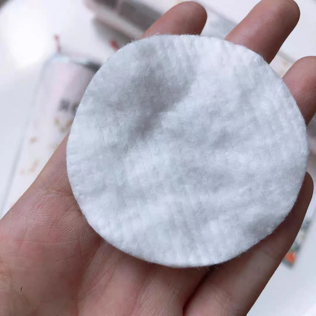 Russian Makeup Cotton Pads 120pcs, Pure Cotton for Makeup Removal, Hypoallergenic & Soft, Unbleached & Dust-Free