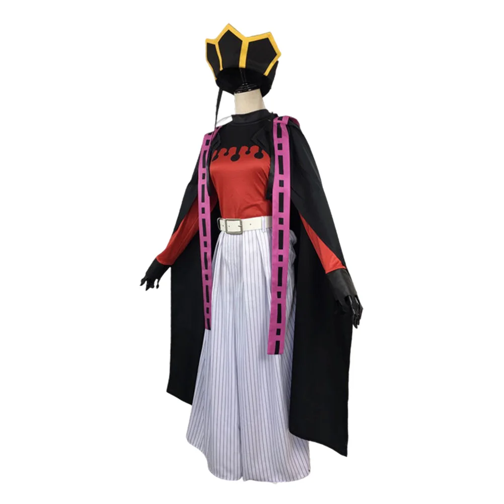 Wholesale Douma Cosplay Role Play Cloak Hat Anime Devil Murderer Costume Adult Men Roleplay Fantasia Outfits Male Fantasy