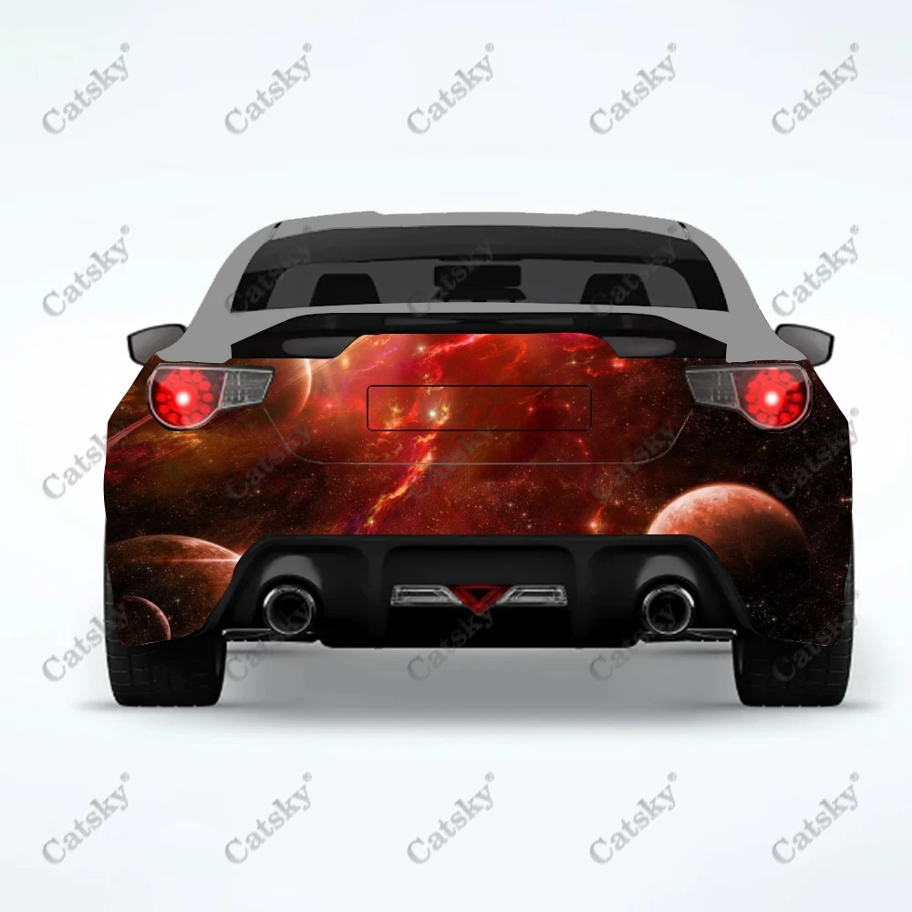 Planet Space Series Car sticker rear car rear appearance modification package painting pattern suitable for car truck sticker