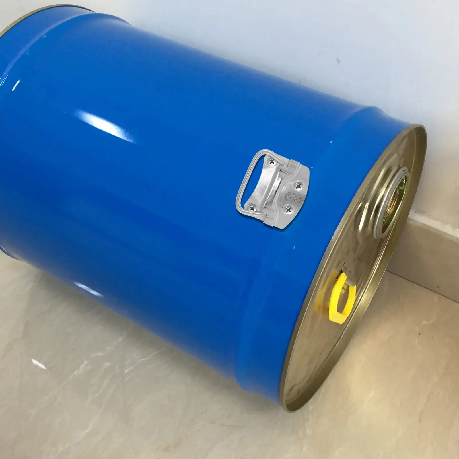 

2pcs Arc Box Handle Heavy Duty Steel Lifting Pull For Tool Chest Cabinet Wood Box Foldable Iron Ring Handle Sturdy Replacement