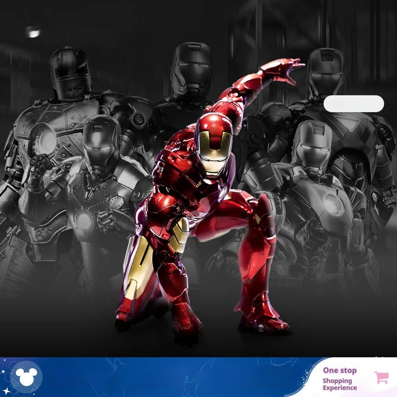 figurine-iron-man-du-10e-anniversaire-marvel-kit-de-modele-de-construction-avec-base-d'affichage-jouet-de-super-heros-a-collectionner-cadeau-pour-garcons-et-enfants