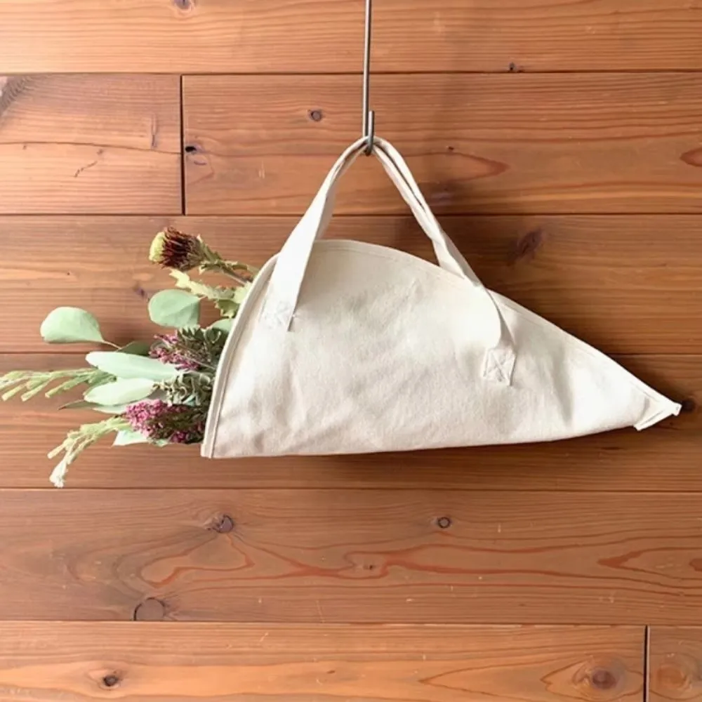 Thickened Flower Wrapping Bag Handmade Hanging Bouquet Packaging Bags Portable with Handle Flower Cloth Tote Bag Festivals Event