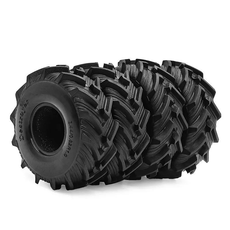 ยางเม็ดหยาบ 1.0 นิ้ว 61x21 มม. อะไหล่รถบรรทุก Rc Crawler สำหรับ Axial Scx24 FMS Ascent-18