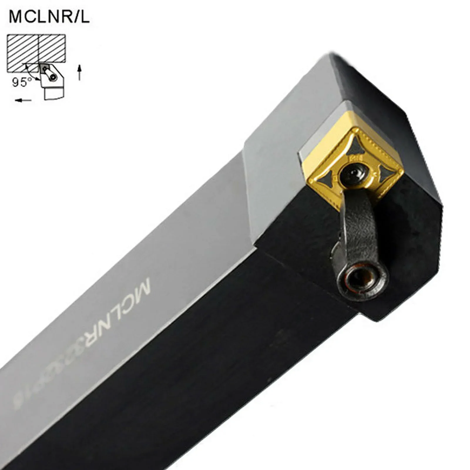 Suporte para ferramentas para corte e torneamento de torno, Index-able, MCLNR2020K12, MCLMG1204, Máquinas-ferramentas, Acessórios, 20x20x125