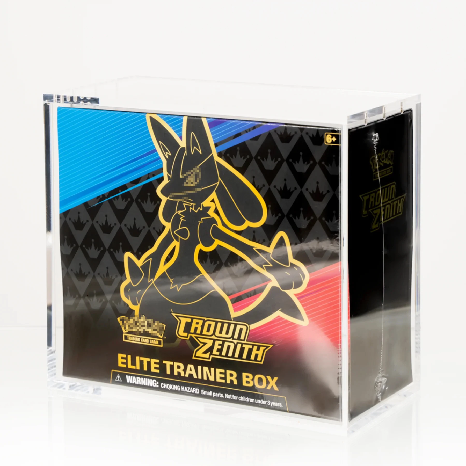 Dcolor ANTI UV 99% Showcase Acrylic ETB Box Clear Acrylic Case Display Etb Acrylic Case Magnetic for Pokemon Elite Trainer Box