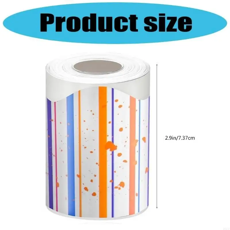 R6FF 10m Colorful Dots Border Trim Classroom Borders Adhesive Bulletin Board Border