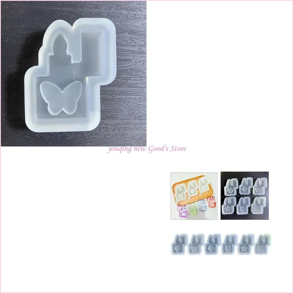 

57QA Формы для литья смолы из зыбучего песка, Пресс-форма для шейкера из смолы, Кристаллическая силиконовая полая форма