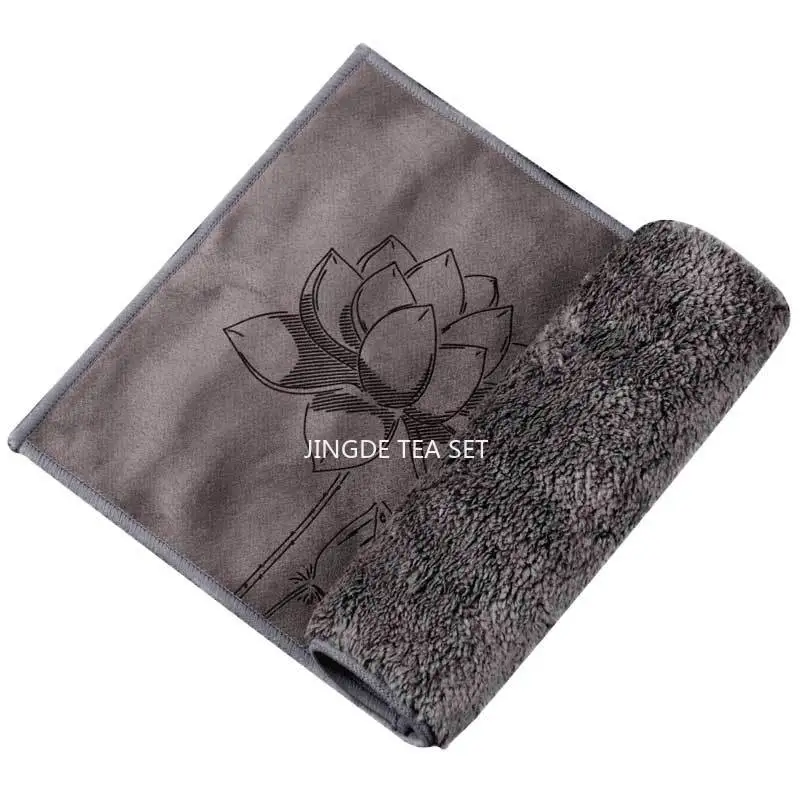 Водопоглощающее мягкое чайное полотенце, утолщенная чайная ткань, льняная ткань для чайного коврика, аксессуары для чая KONG FU 29X18 см Водопоглощающее мягкое чайное полотенце, утолщенная чайная ткань, льняная ткань для чайного коврика, аксессуары для чая KONG FU 29X18 см