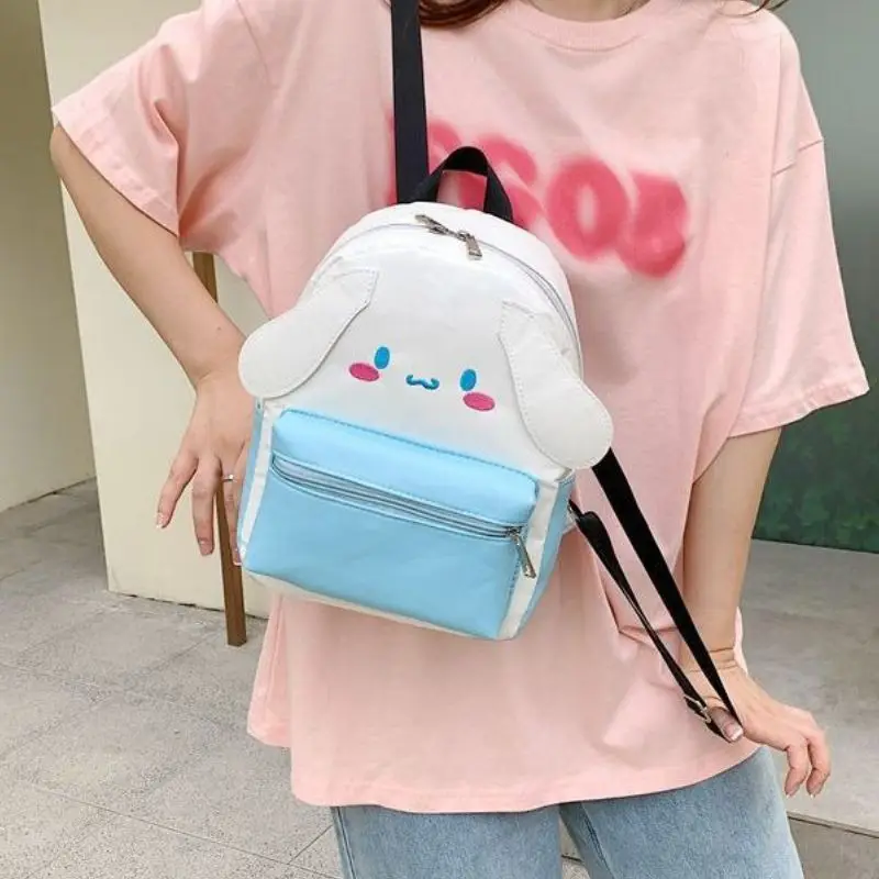 Japanese college style two-dimensional cartoon cat backpack student backpack cinnamon dog Hello Kitty small schoolbag cute