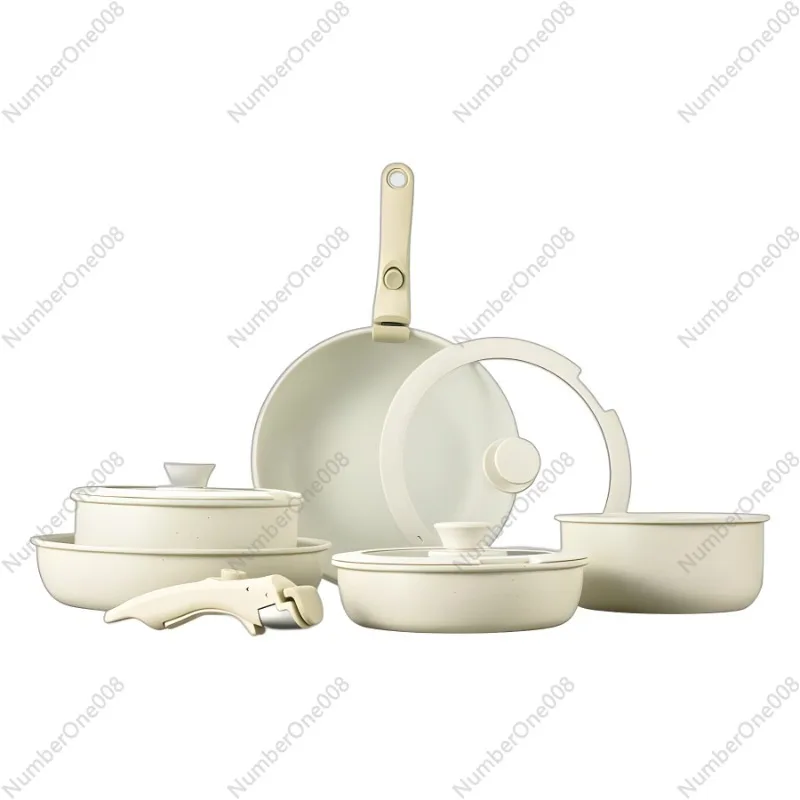 

Removable non-stick pan Maifanshi pot set Induction cooker Gas stove Universal flat bottom wok