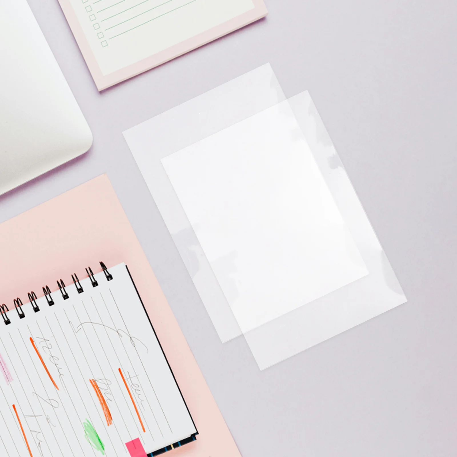 10pcs Transparent Acetate Sheets Clear Lightweight For Crafting Mousse Cake Decorating Card Making Stencil Printing Diy Projects