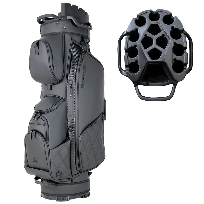 Direct Supply From The Source Factory,Golf Bag PU Waterproof 14-hole Silent Golf Bag,Spot Delivery