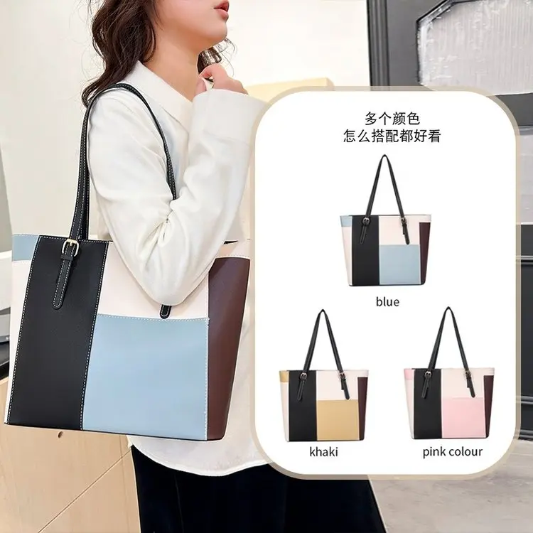 

Новая женская сумка-тоут 2026 года для ежедневных поездок, большая вместительная сумка через плечо, модная портативная сумка-багет