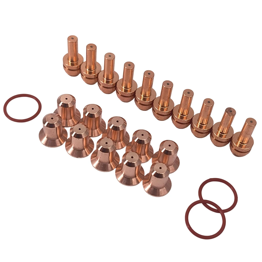 23 個のプラズマ電極チップ O リングセット ホバート エアフォース 400 カッター用 ICE25C ICE27C トーチモデルと互換性あり