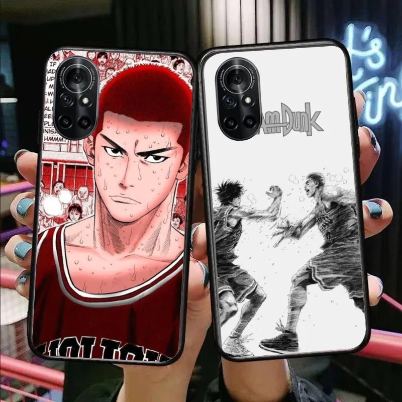 Anime Slam Dunk Sakuragi Phone Case for Honor 70 50 20 7S X9 X8 X7 Magic 4 3 Pro Black Soft Phone Cover Funda