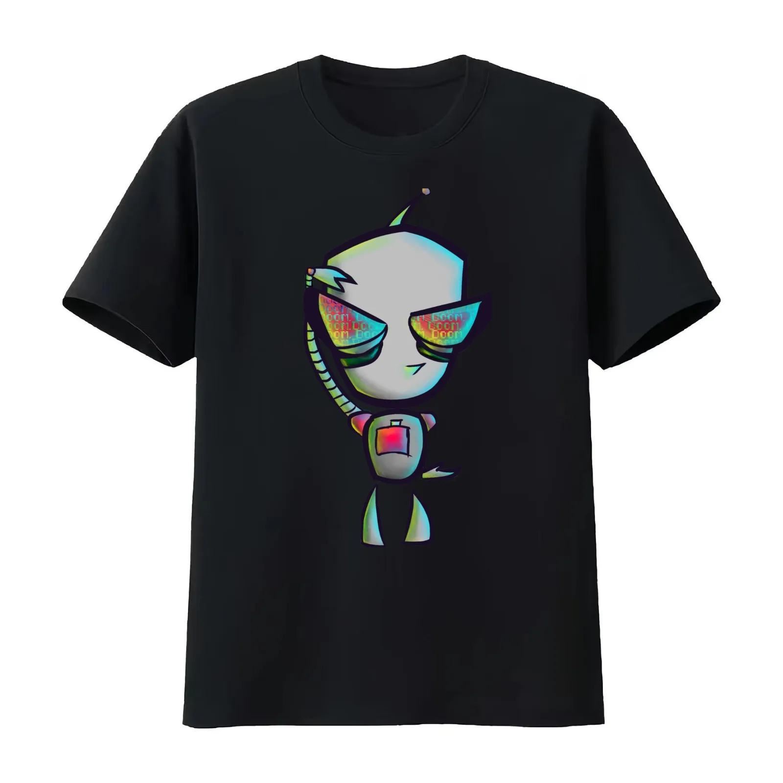 Doom GIR T-Shirt Summer Casual Cotton Tee Oversized Streetwear Tops Vintage Graphic Print Loose Fit Short Sleeve