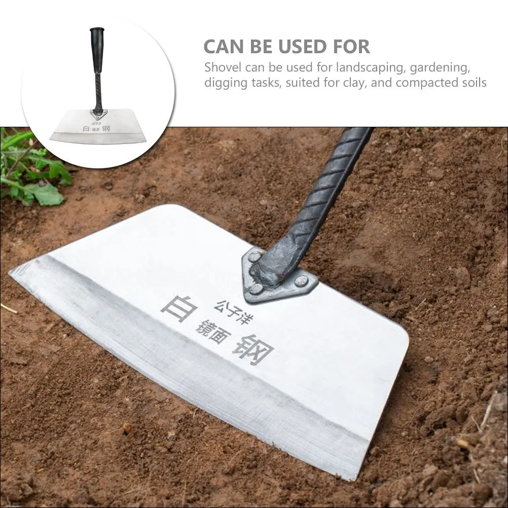 

Spade Shovel Hardened Metal Garden Hand Tool for Weeding Soil Loosening Digging Gardening Shovels Spade Shovel
