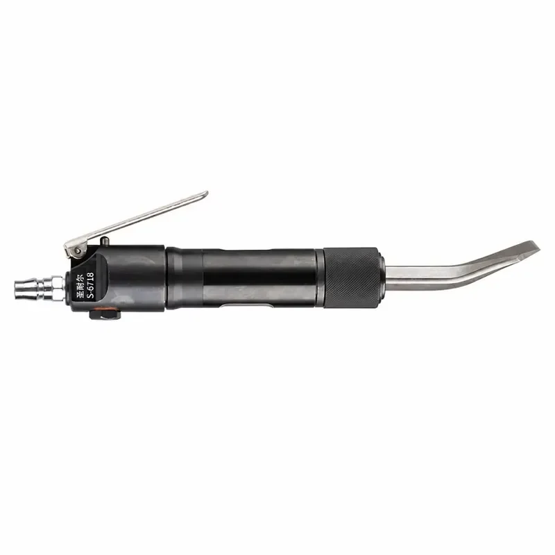 S-6718 Straight Type Air Chisel 4500 BPM Industrial Pneumatic Shovel Hammer Weld Slag Rust Concrete Chipping