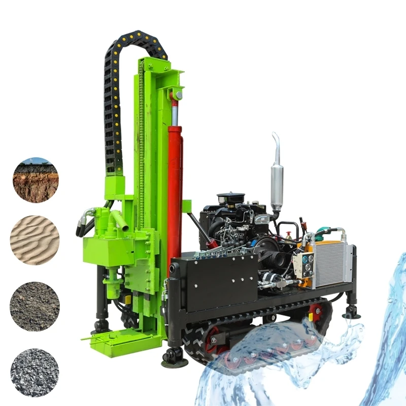 Water Drilling Machine Crawler Type Water Well Drilling Operations