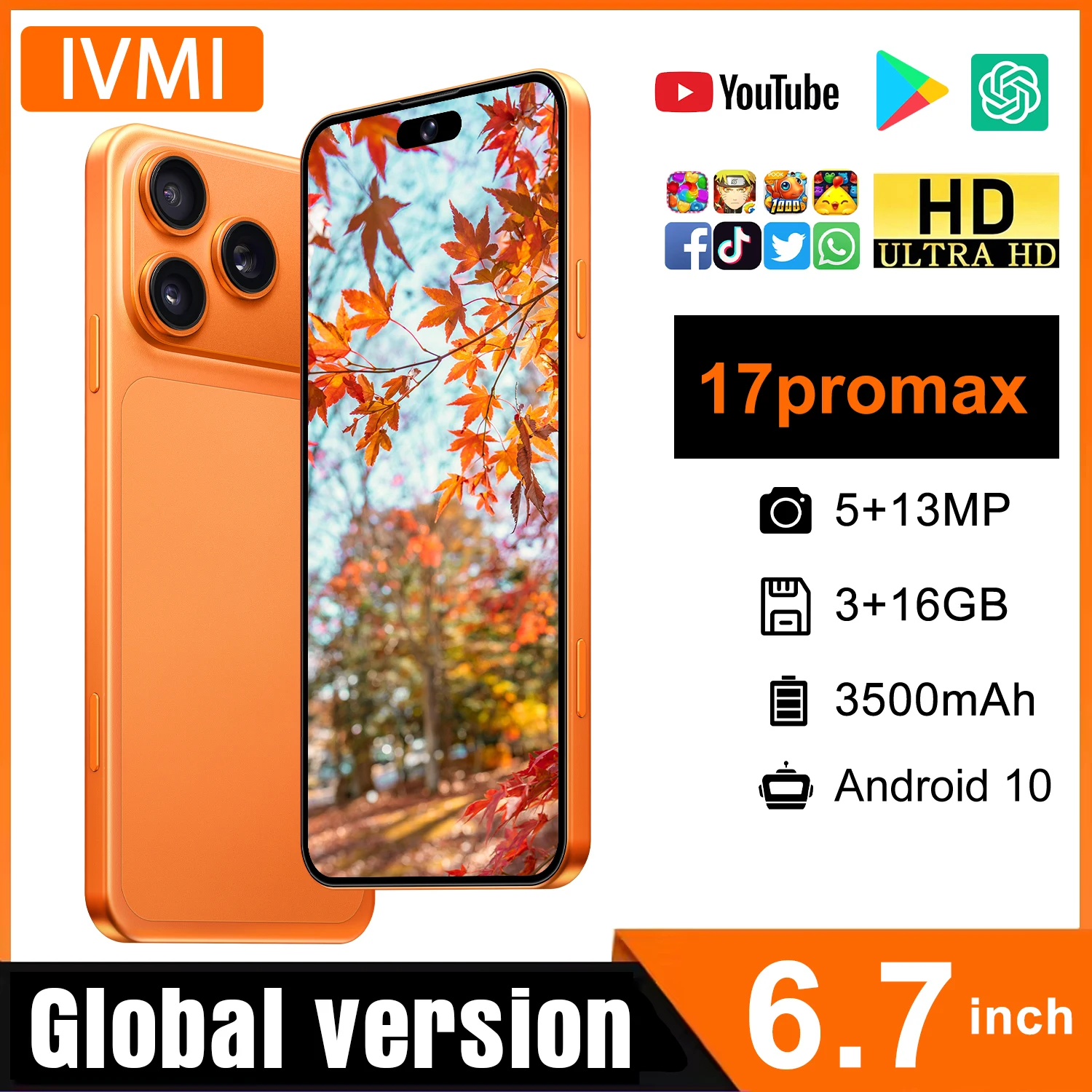Ivmi 17Pro Max Smar…