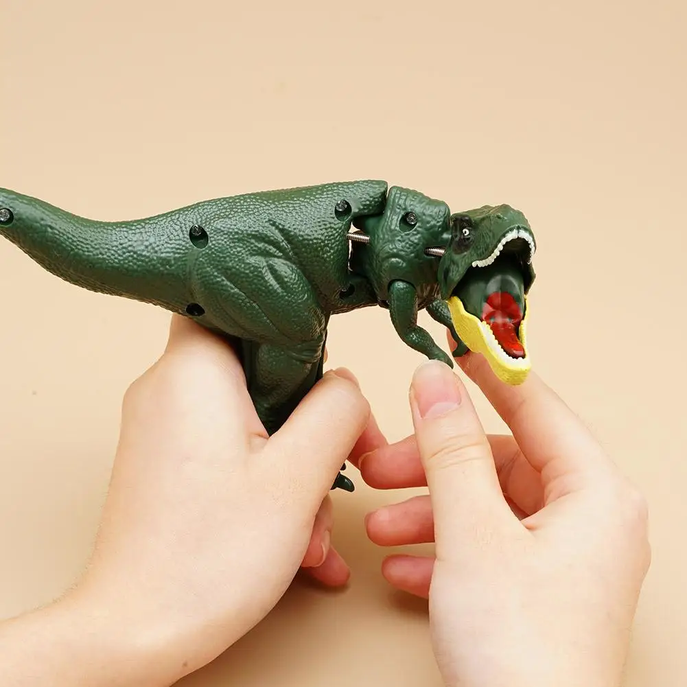 Children Decompression Dinosaur Zazaza Toy Creative Battery-free Telescopic Spring Swing Fidget Toys Christmas Gifts for Kids
