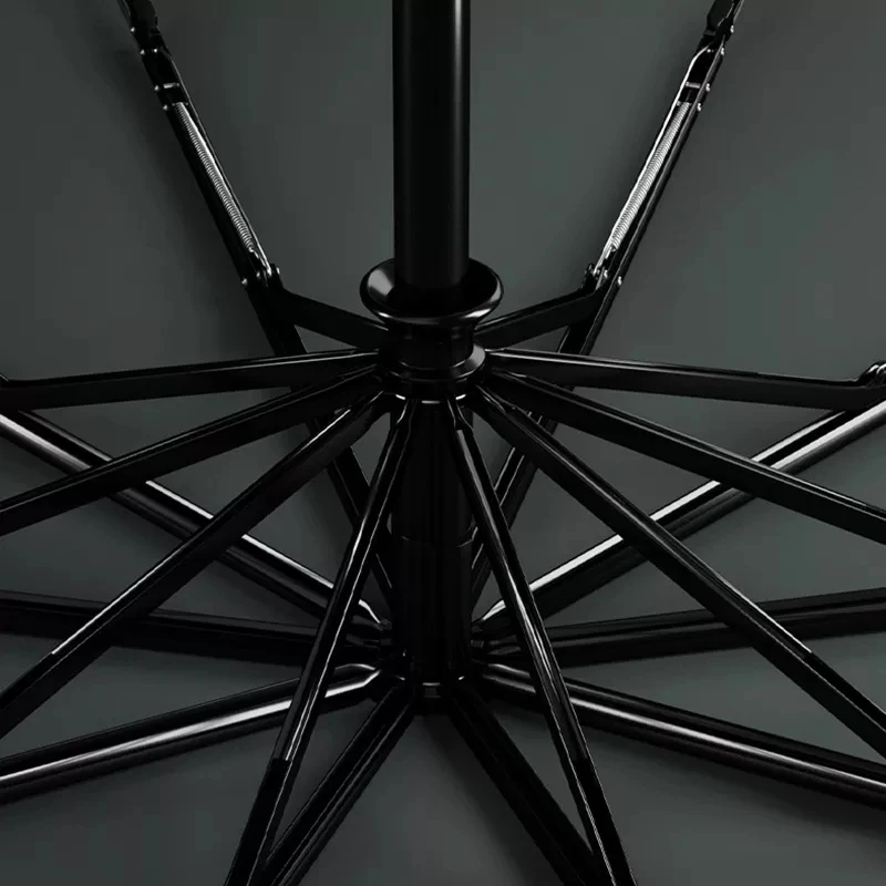 ZaiXiao New Automatic Folding Umbrella with Led Light Windproof Large Rain Umbrellas Portable Outdoor Parasol for Men Women