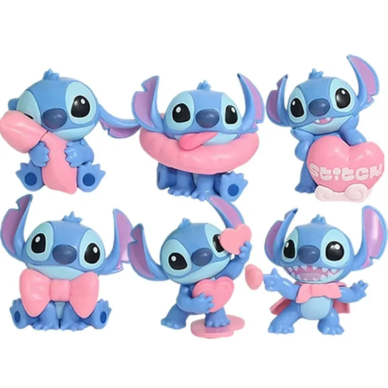 غرزة صندوق أعمى وردي دافئ تحصيل تمثال لعبة عصرية هدية عيد ميلاد يتدفقون دمية الديكور #1