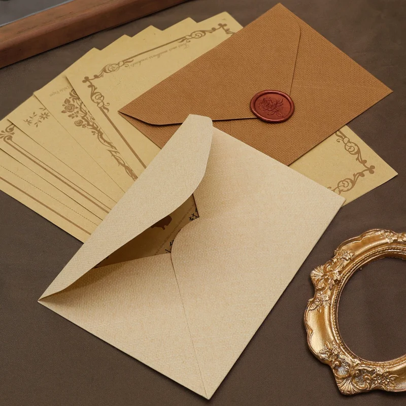 ซองจดหมายสไตล์ตะวันตกเนื้อผ้าล - Wax Seal Letter Kit บทวิจารณ์และราคา