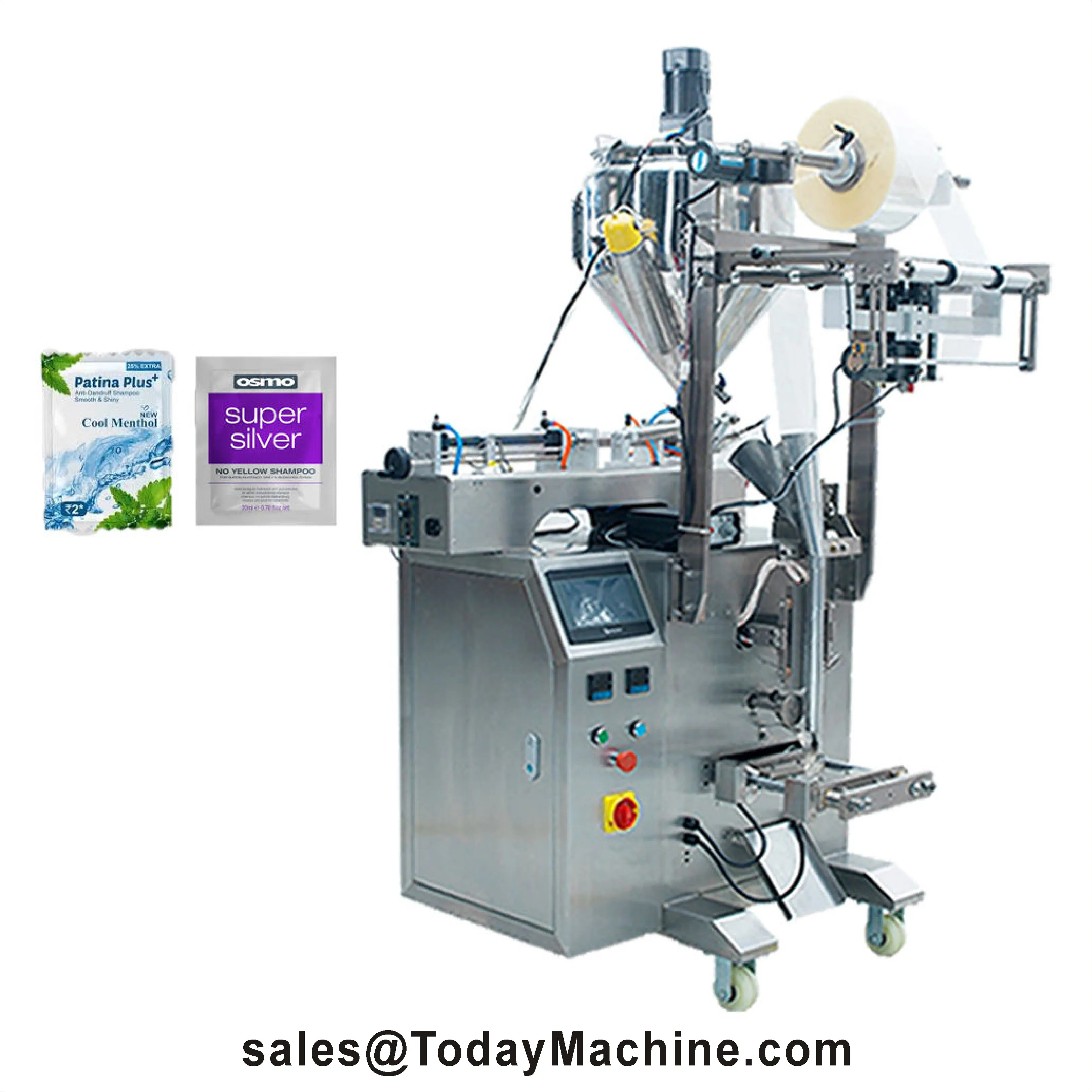 High Accuracy Automatic Liquid Mayonnaise Peanut Butter Ketchup Filling and Packaging Machine
