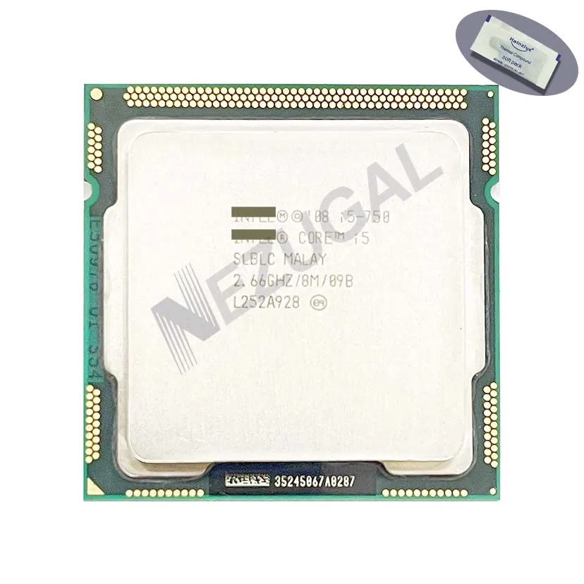 

I5-750 I5 750 SLBLC 2,66 ГГц четырехъядерный процессор 8M 95 Вт LGA1156