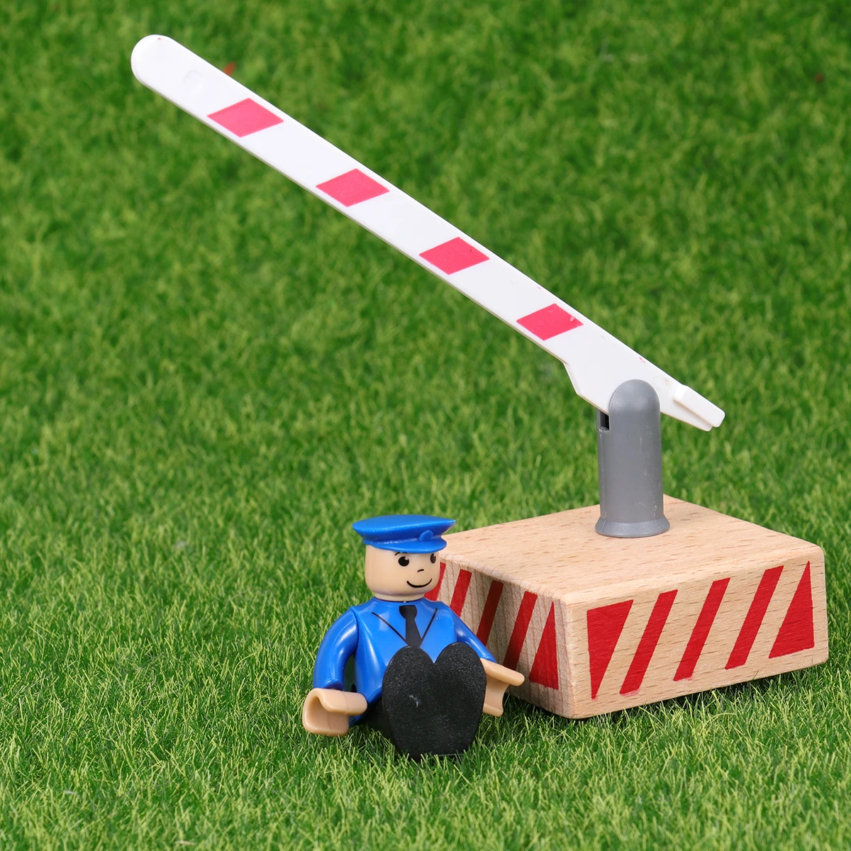 

Traffic Roadblock Railings Pre Learning Kids Toy Model Simulation Police Wooden Solid Beech