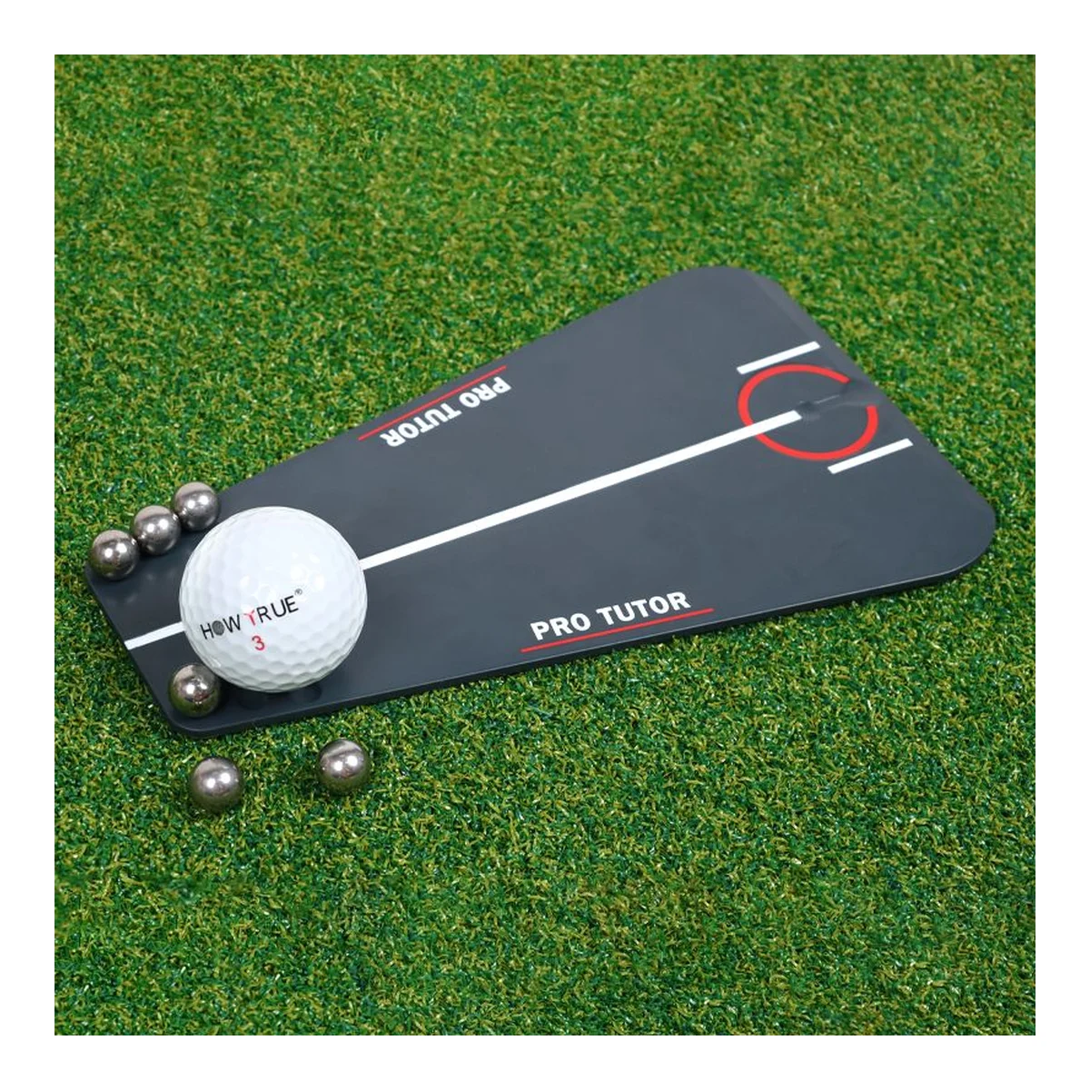 Portable Acrylic Golf Practice Tutor Putting Mirror Training Tools for Beginners Children Adults Golf Training Assistant
