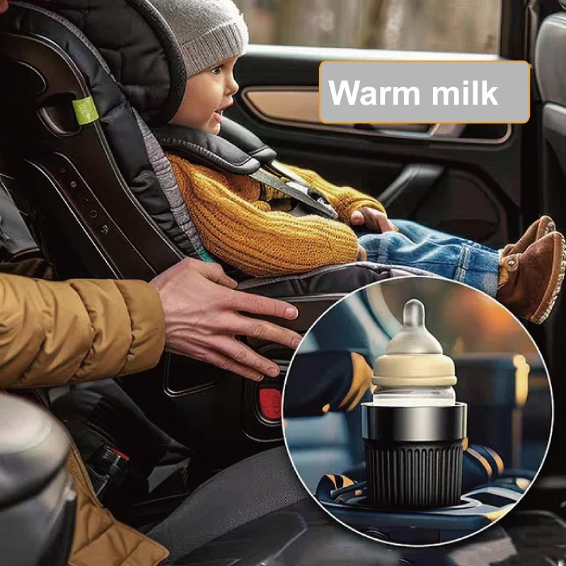 

12 В/24 В автомобильная чашка с подогревом, контроль температуры на колесах, подогреватель для напитков, кофе, универсальный компаньон для чая с молоком, горячего напитка для путешествий