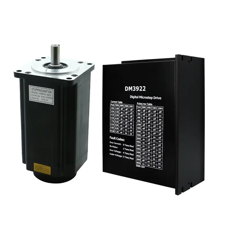 Nema52 130BYG 50Nm 130BYG350A/B/C/D/E 3-Phase Hybrid Stepper Motor Nema 52 With DM3922 Driver