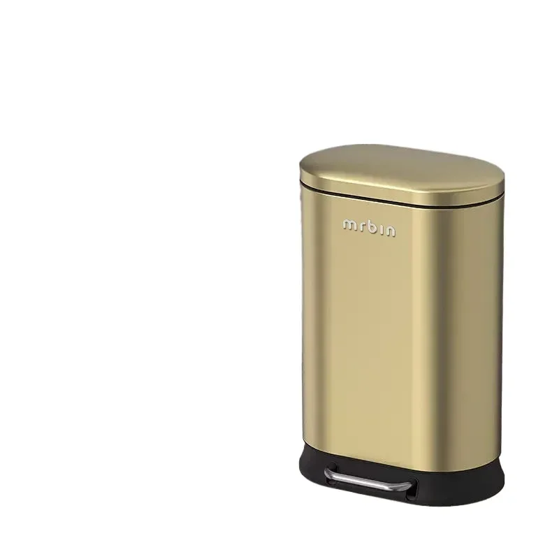 

*Wheat bucket commercial catering large stainless steel household trash can kitchen pedal creativity