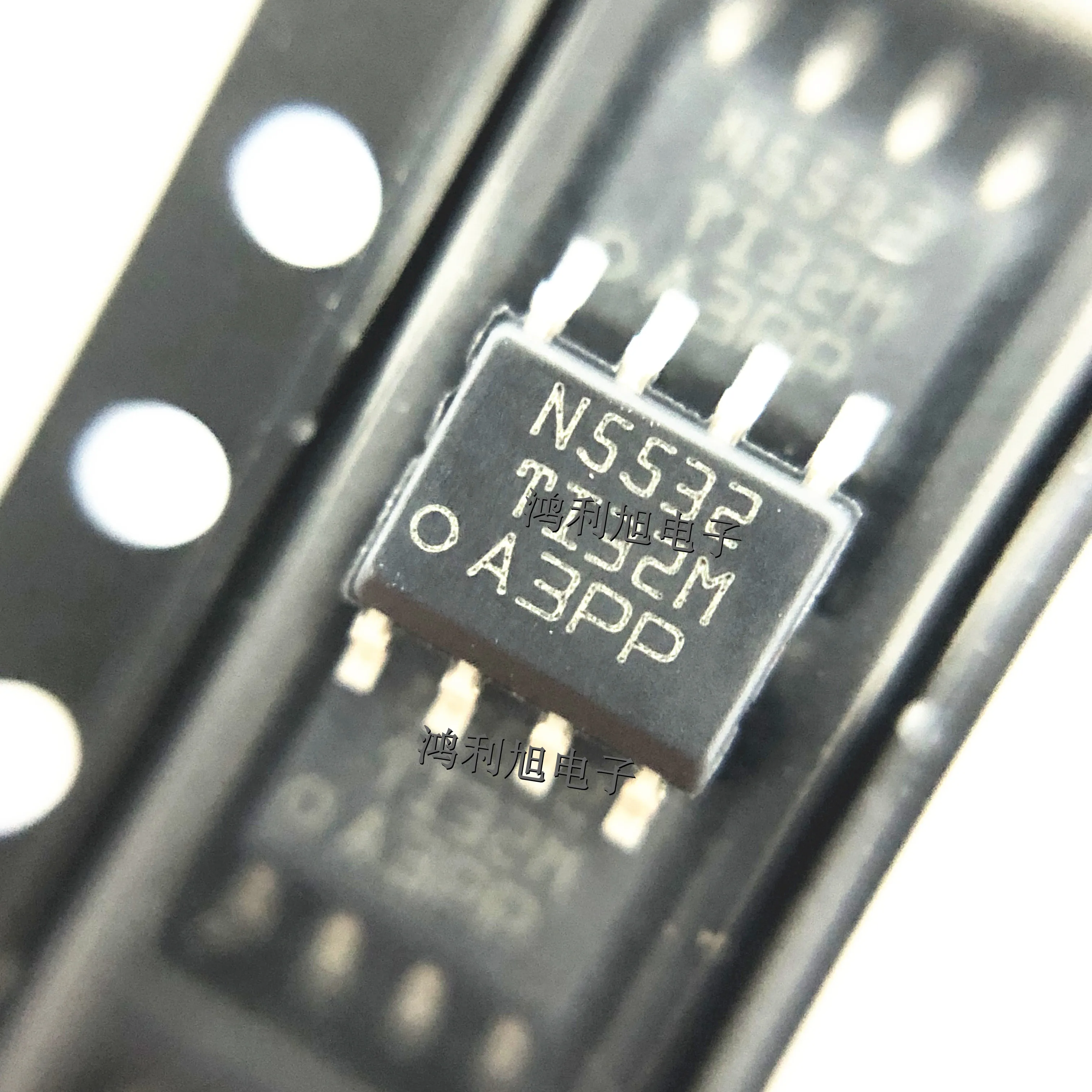 การทำเครื่องหมาย NE5532DR 10ชิ้น/ล็อต: แอมพลิฟายเออร์เสียงต่ำแบบ NE5532 Op Amp ± 15V 8-PIN SOIC T/R