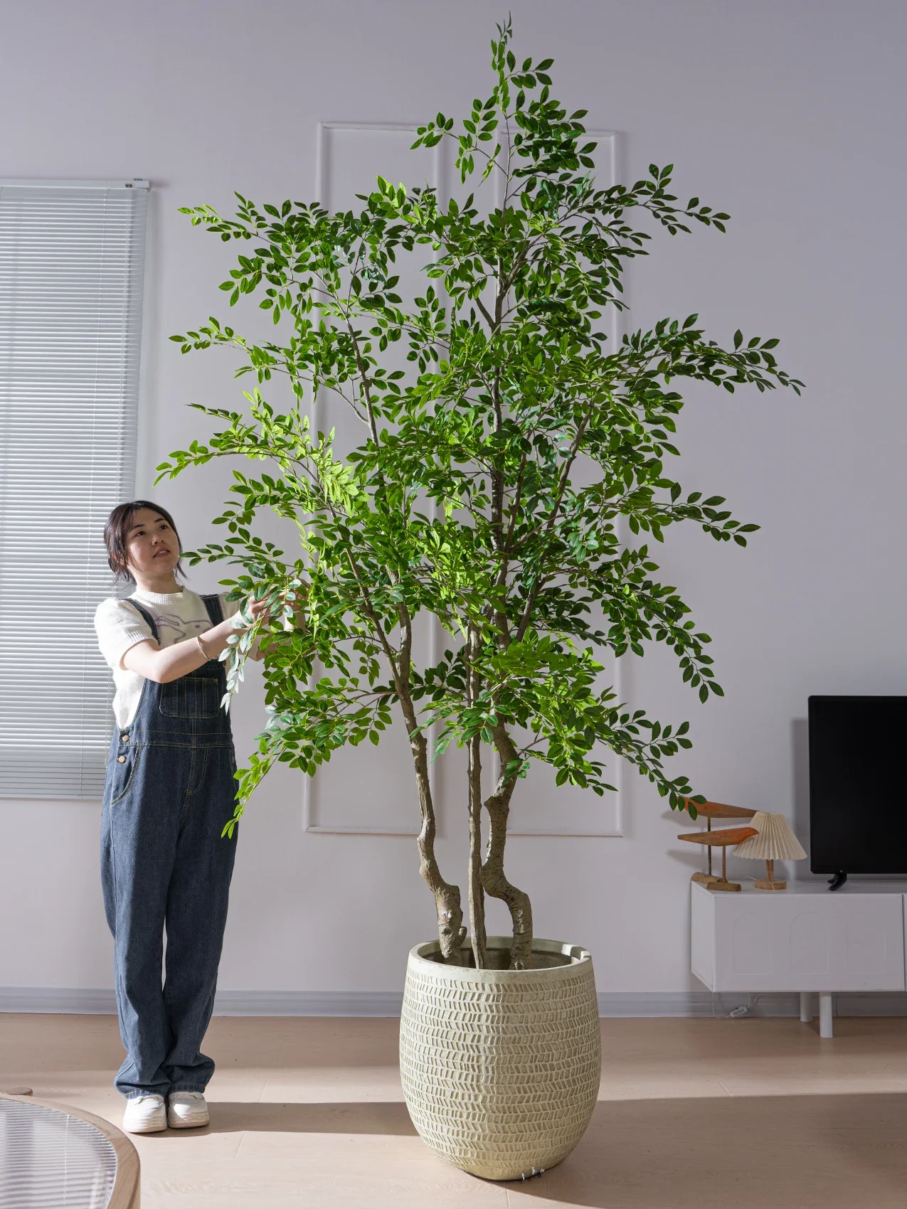 

Super large simulated elm money tree money tree green plant fake tree indoor living room shop window decoration floor ornament