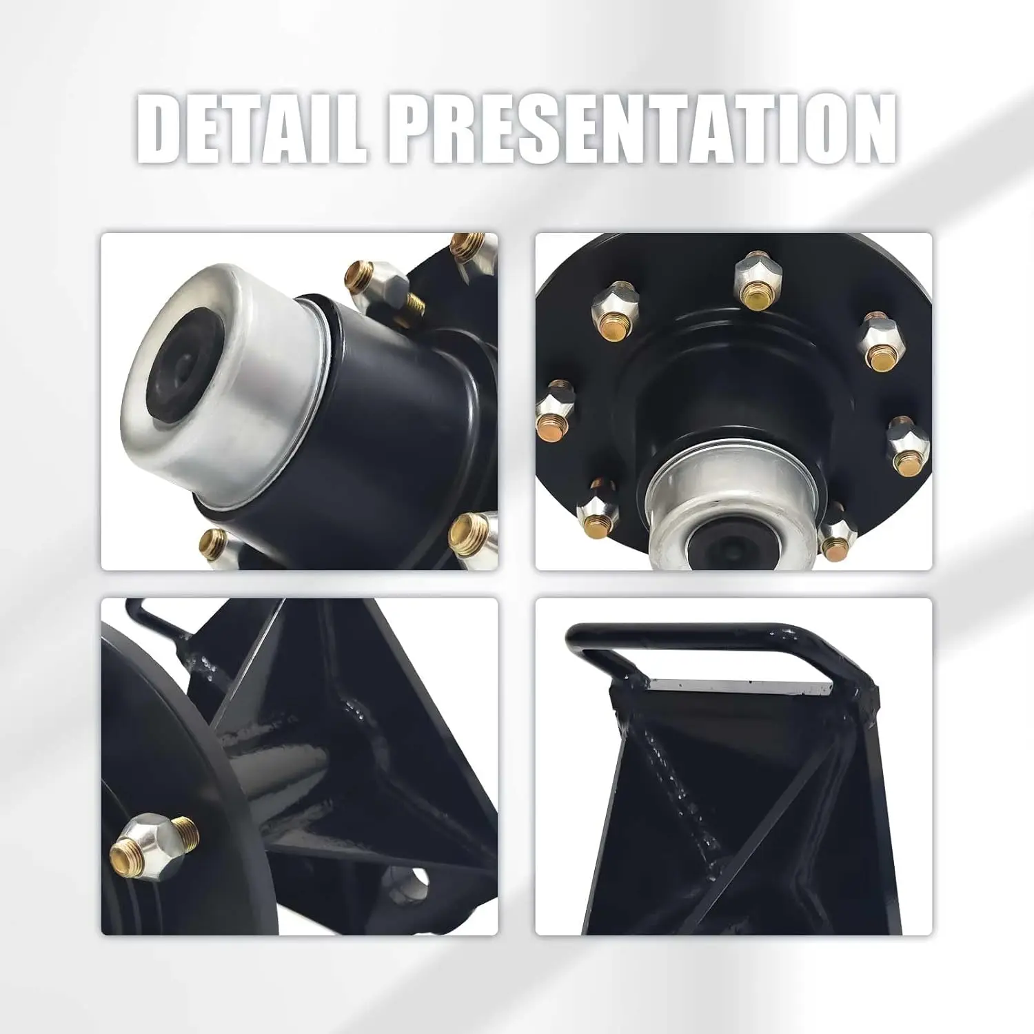 2 set di kit di ruote per contenitori da 8 pozzetti, assi per contenitori per carichi pesanti, per traslochi di contenitori da 20 piedi a 40 piedi, caldo