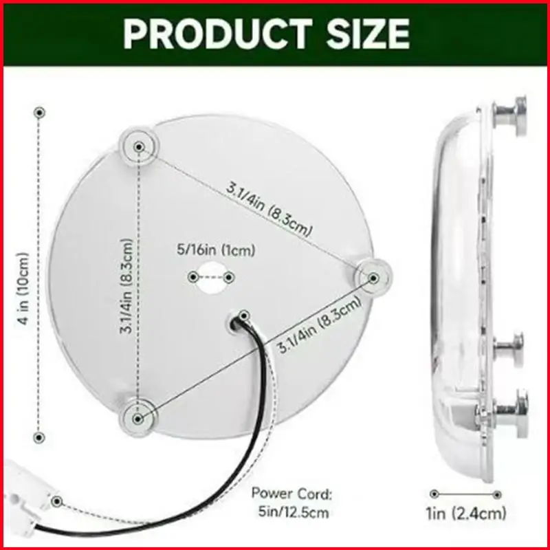 K92A 120V 18W LED Teto Fan Light Dimmable LED adapta