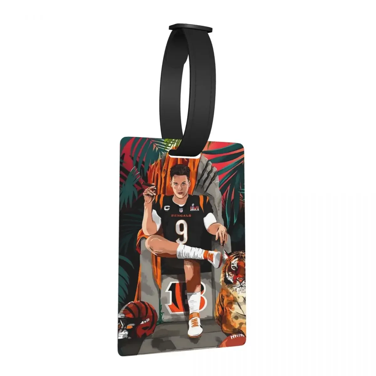 

Джо Берроу, бенгальские бирки 1, аксессуары для чемодана, милый багаж, посадочная бирка, держатель этикетки, идентификационное имя, адрес