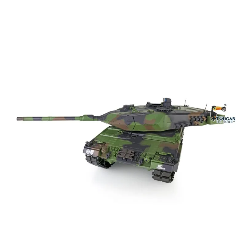 Heng Long RC Tank 1/16 7.0 Plastic Leopard2A6 RTR Model 3889 with Smoke Sound Effect for Collectors TH17573-SMT4 - view 5