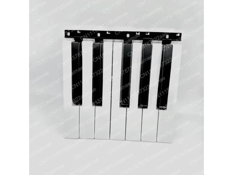Black White Replacement Keyboard Keys for Electric Keyboard Parts