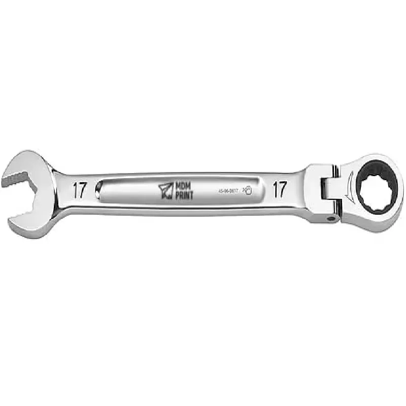 

17mm Metric Flex Head Ratcheting Combination Wrench