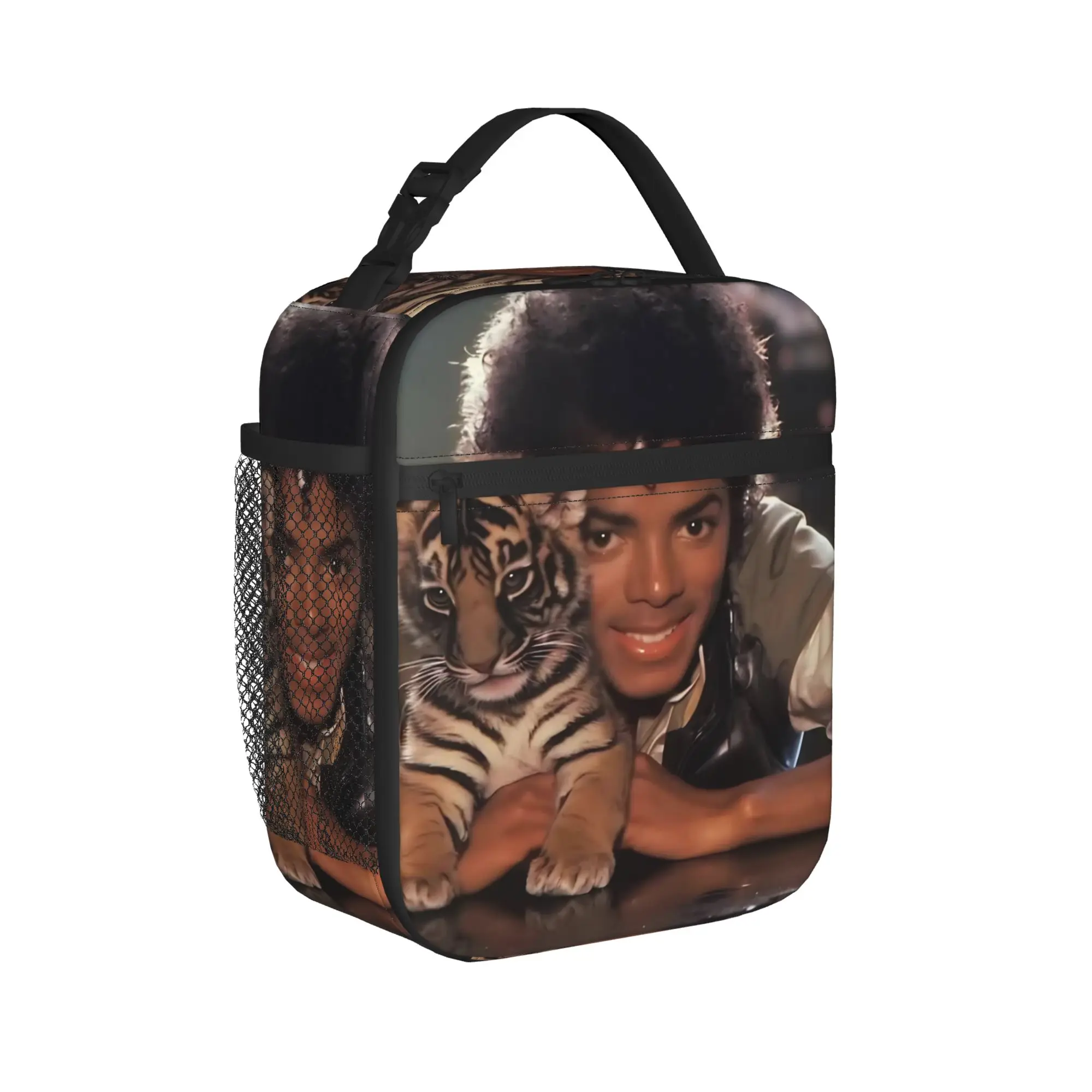 Michaels Jacksons Singer Pop Thermal Insulated Lunch Bags for Picnic  Portable Food Bag Cooler Thermal Lunch Boxes