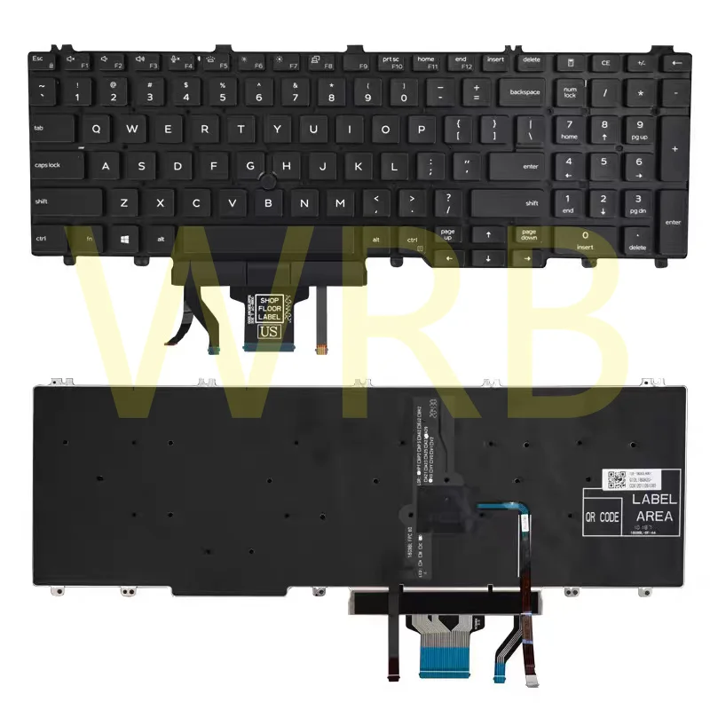 

New With a backlit band pole keyboard For Dell Latitude 5500 5501 5510 5511