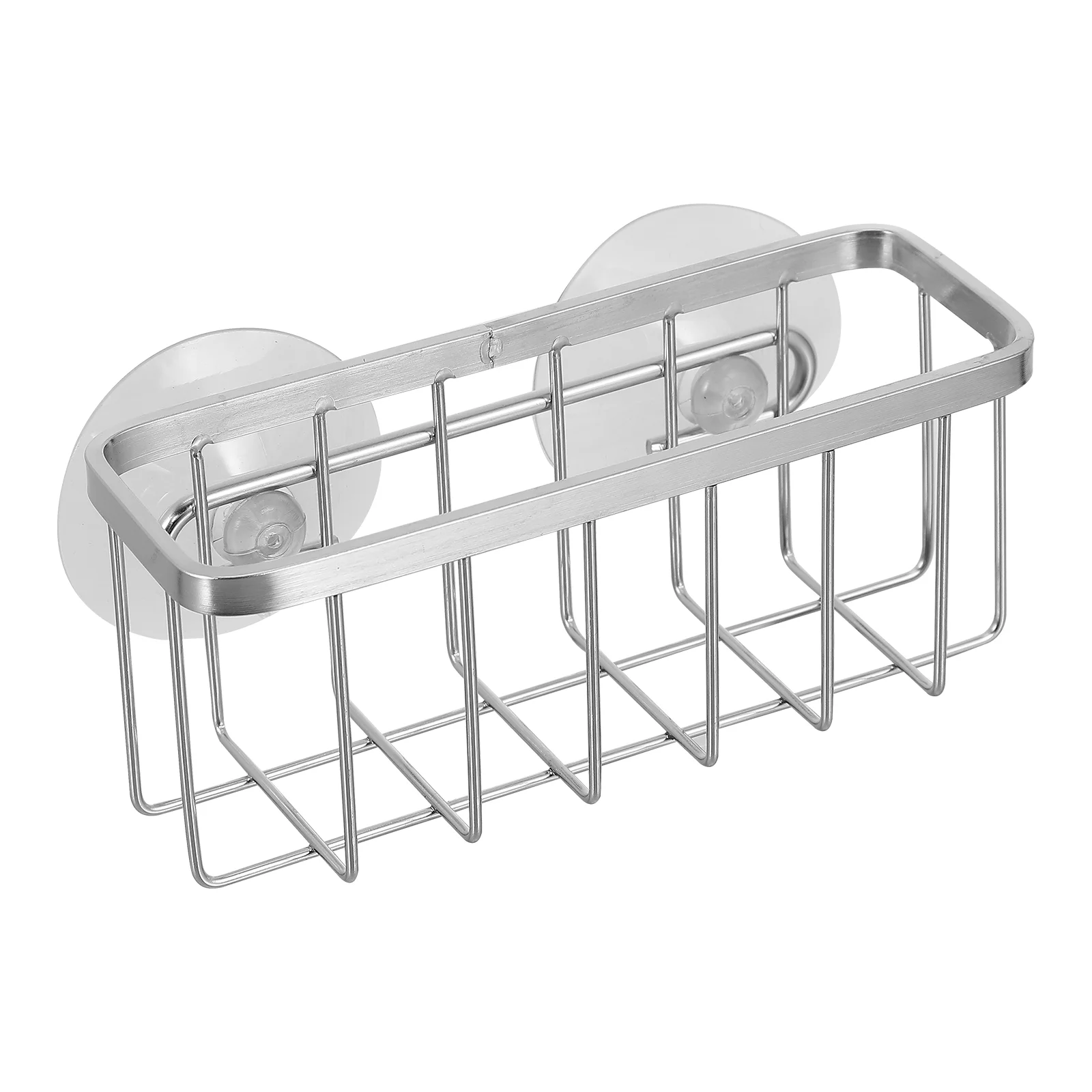 

Sponge Drainer Suction Cup Organizer Rack Sink Holder Adhesive Stainless Steel Storage Racks