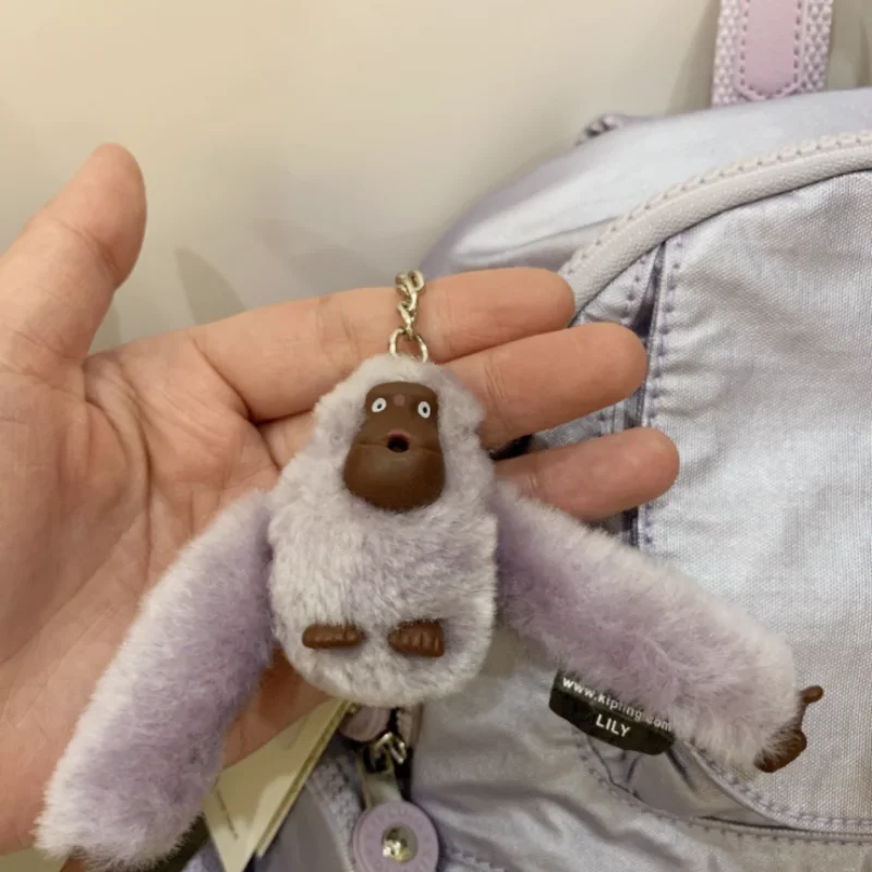 Cute Plush Long-armed Monkey Keychain Gorilla Backpack Pendant Animal Bag Pendants Key Ring Decoration Adult Child Birthday Gift