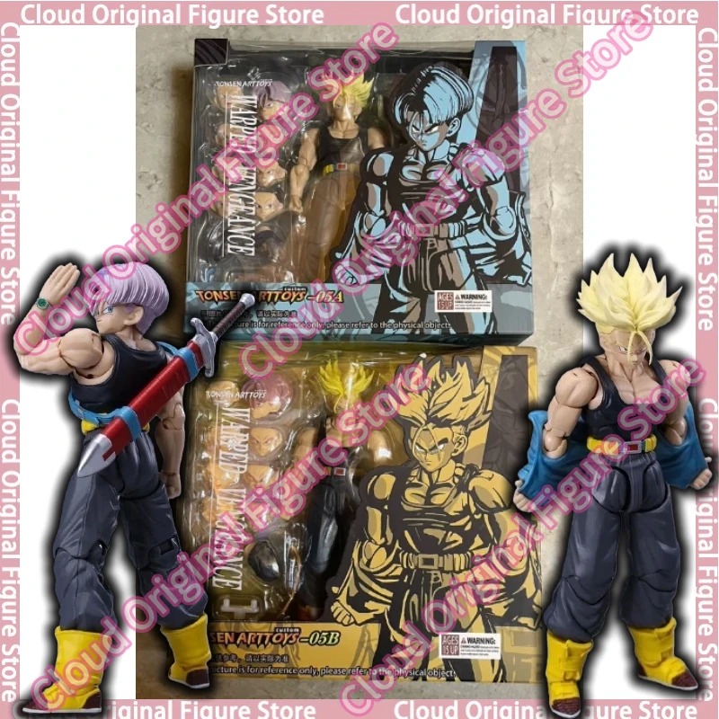 

Tonsen Arttoys Dragon Ball Trunks S.H.Figuarts Super Saiyan Torankusu Figurals Brinquedos Anime Figure Action Model Toys Pvc
