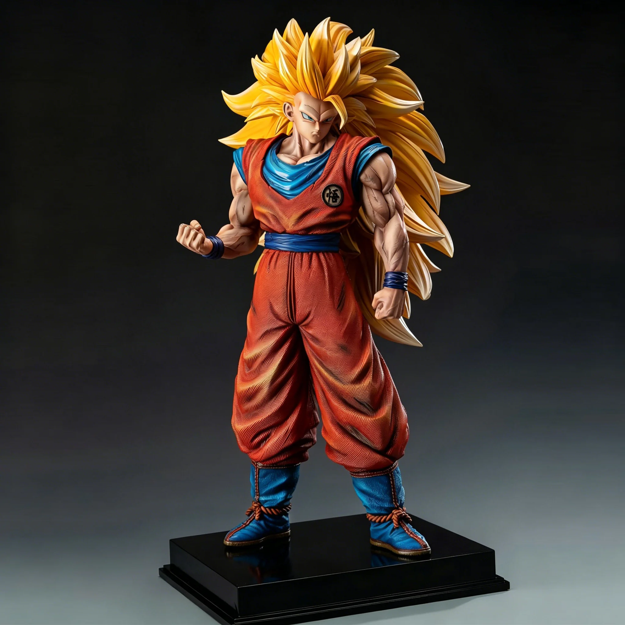 

54cm Dragon Ball Z Goku Ssj3 Action Figure Large Pvc Anime Static Statue Gk Collectible Model Toy Desktop Toys Decoration Gift
