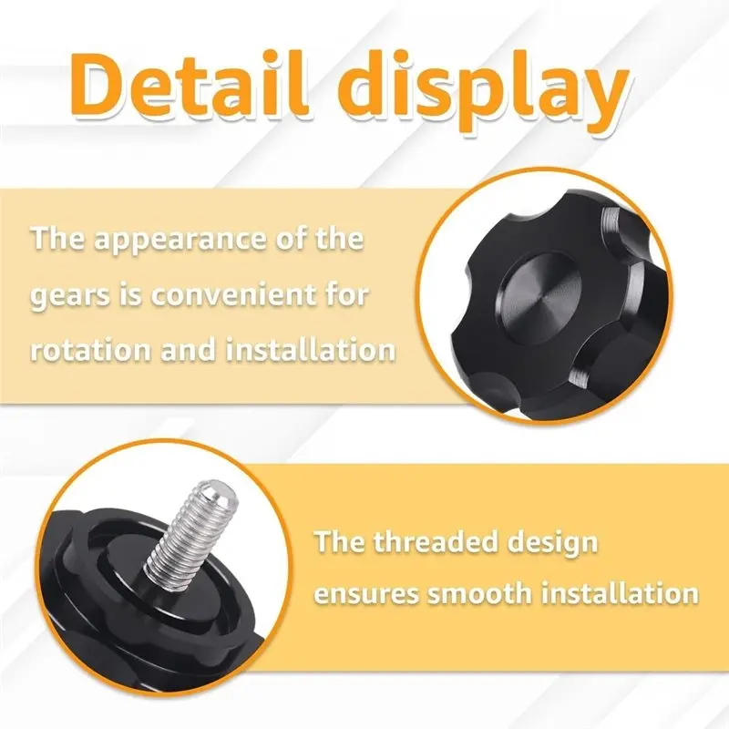 2026 New Solid Aluminum Gimbal Bracket Knobs For Lowrance HDS-5
